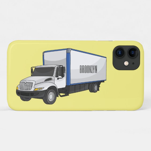 Box truck cartoon illustration  Case-Mate iPhone case (Back (Horizontal))