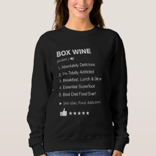 Box Wine Definition Meaning Sweatshirt