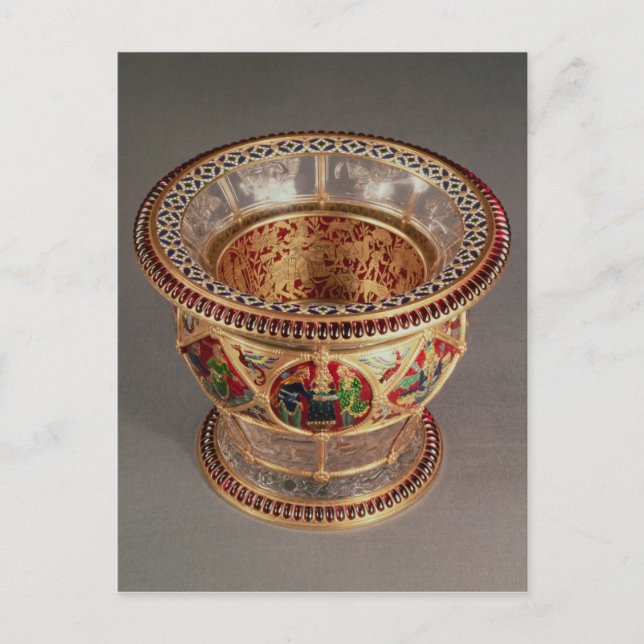 Box with plique-a-jour and cloisonne postcard (Front)