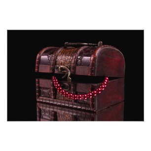 Box with treasures photo print