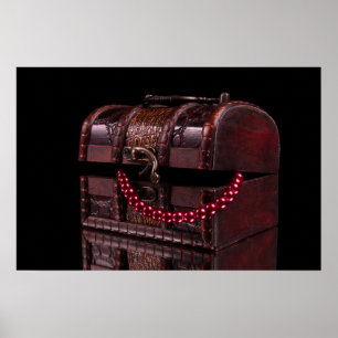 Box with treasures poster