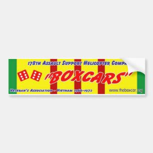 Boxcars Veteran's Ass'n Bumper Sticker