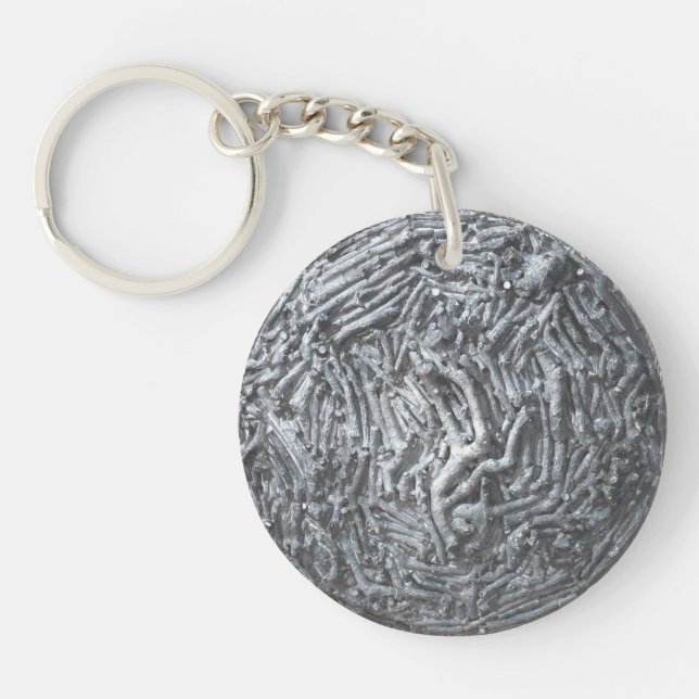 Boxcuttings: Moon Key Ring (Front)