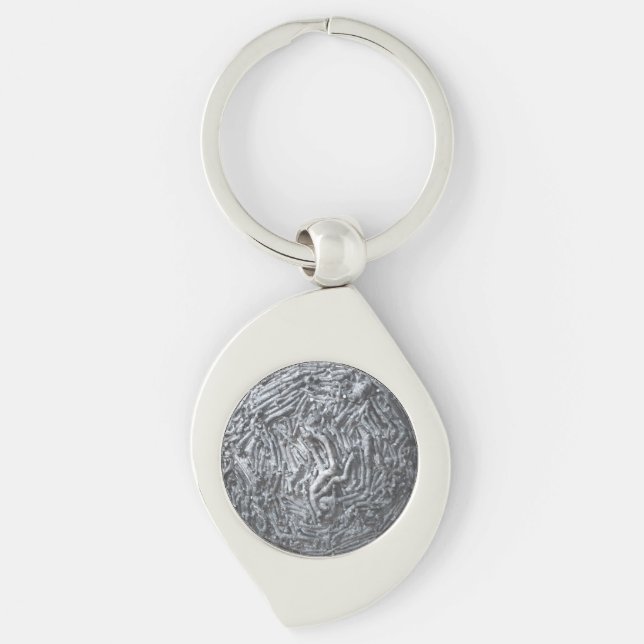 Boxcuttings: Moon Key Ring (Front)
