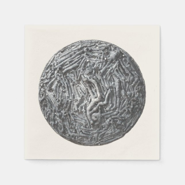 Boxcuttings: Moon  Napkin (Front)
