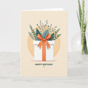 Boxed Gift Birthday Card