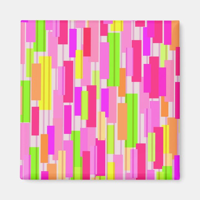 Boxed Stripe Magnet (Front)