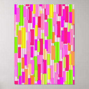 Boxed Stripe Poster