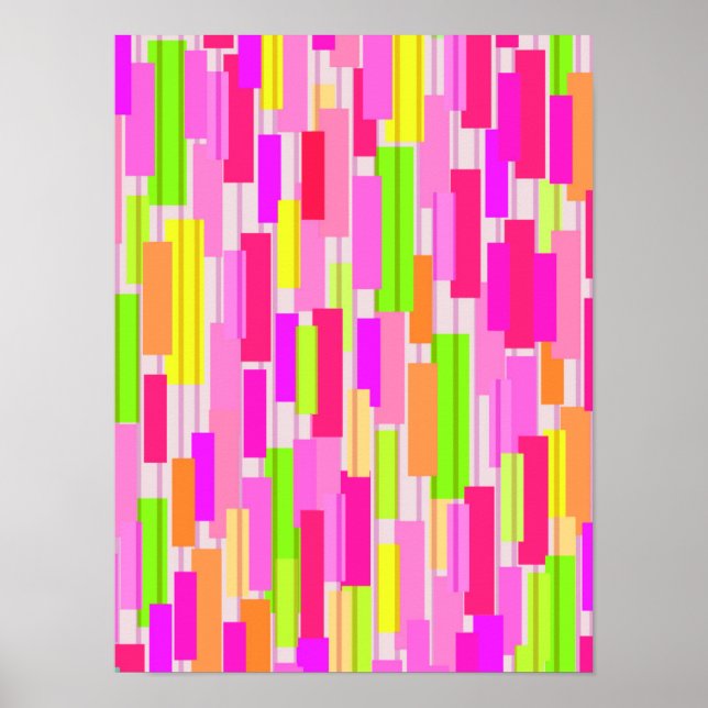 Boxed Stripe Poster (Front)