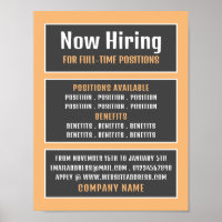Boxed Text, Job Vacancy Recruitment Advertising