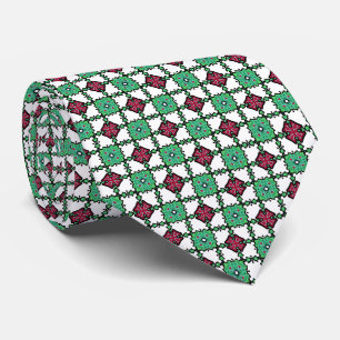 Boxed Wreaths Christmas Neck Tie