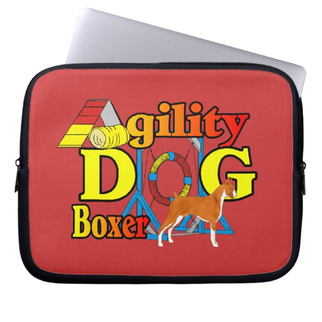 Boxer agility laptop sleeve (Front)