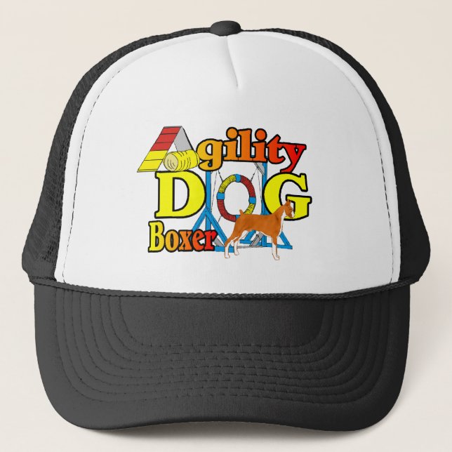 Boxer Agility Trucker Hat (Front)