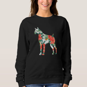 Boxer Aloha Hawaiian Dog Sweatshirt