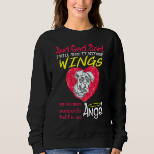 Boxer Angel Without Wings Pet Sweatshirt