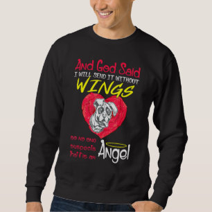 Boxer Angel Without Wings Pet Sweatshirt