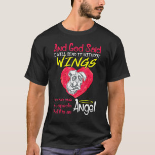 Boxer Angel Without Wings Pet T-Shirt