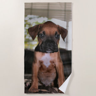 Boxer Baby Beach Towel