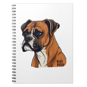 Boxer Bark Designs Punchy Graphic designs Notebook