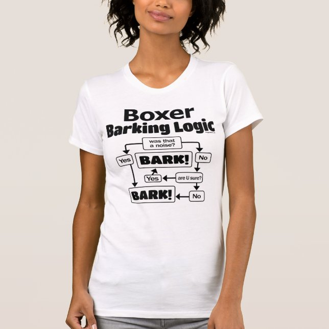 Boxer Barking Logic T-Shirt (Front)