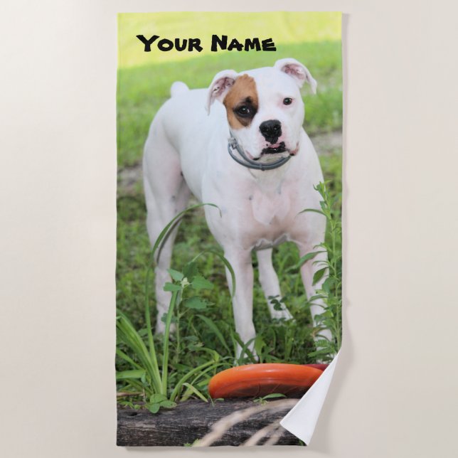 Boxer   beach towel (Front)