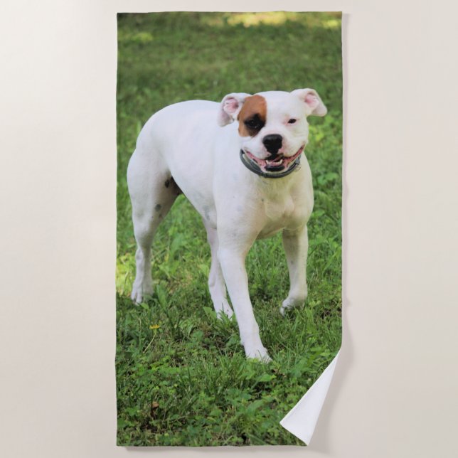 Boxer  beach towel (Front)