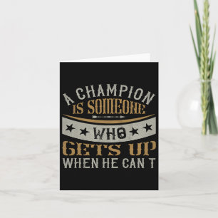 Boxer Boxing Boxing Card