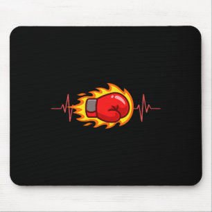Boxer Boxing Kickboxing Boxing Gloves Boxing Compe Mouse Pad