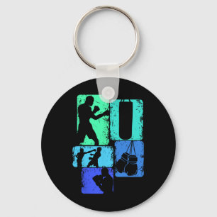 Boxer Boxing Kids Boys Key Ring