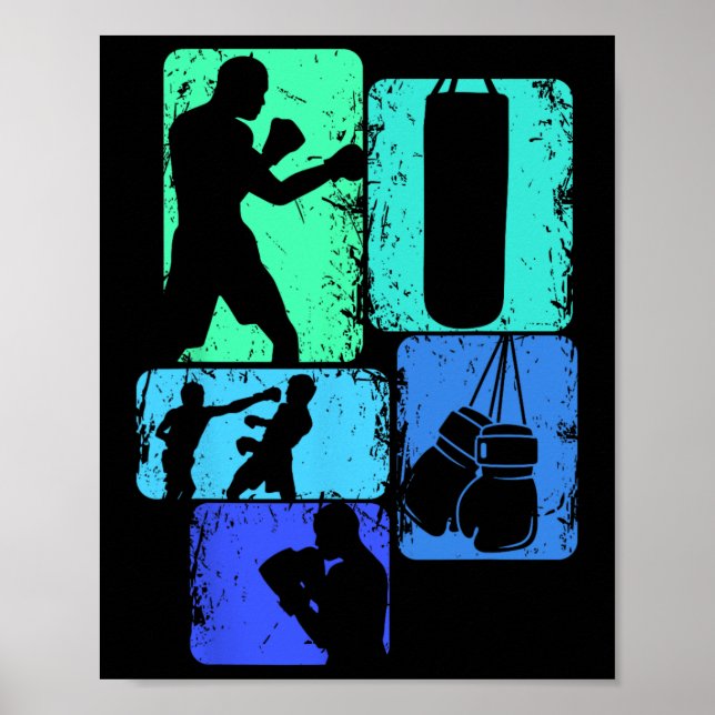 Boxer Boxing Kids Boys  Poster (Front)