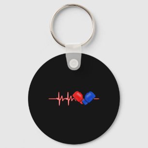 Boxer Boxing Martial Arts Player Martial Arts Hear Key Ring