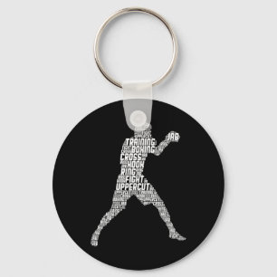 Boxer Boxing Men Kids Boys Youth 1 Key Ring