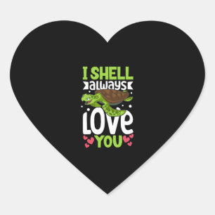 Boxer Boxing Turtle Turtles Sea Ocean Reptile Heart Sticker