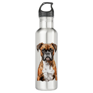 Boxer Buddies Cute Dog Designs for Loyal Boxer 710 Ml Water Bottle