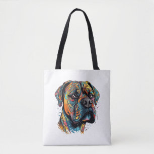 Boxer Buddies Playful Pup File Summary Digital Tote Bag