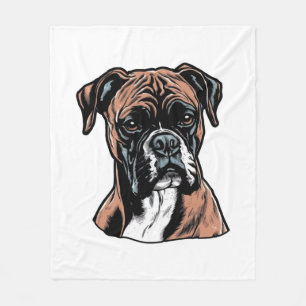 Boxer Buddy Humourous Protective Fleece Blanket