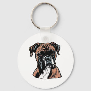 Boxer Buddy Humourous Protective Key Ring