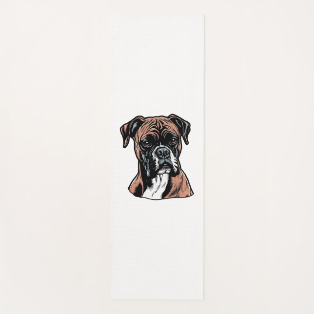 Boxer Buddy Humourous Protective Yoga Mat (Front)