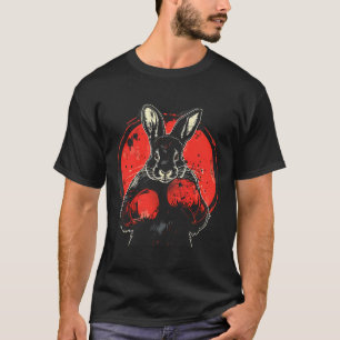 Boxer Bunny With Boxing Gloves Kickboxing Funny Bo T-Shirt