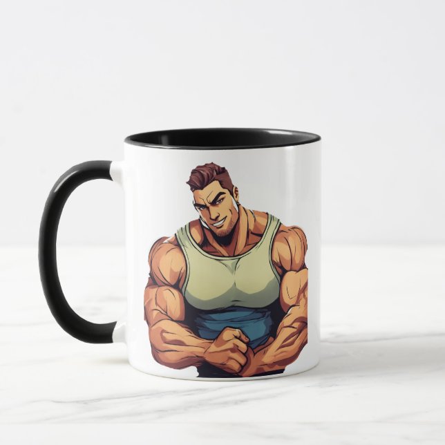 Boxer cap mug (Left)