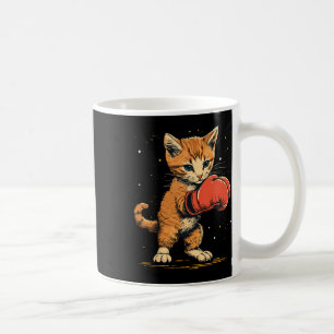 Boxer Cat On Boxing Men Women Kids Coffee Mug