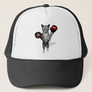 Boxer Cat Trucker Hat