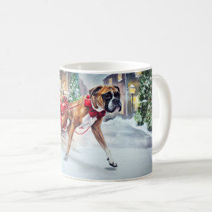 Boxer Christmas Festive Season Coffee Mug