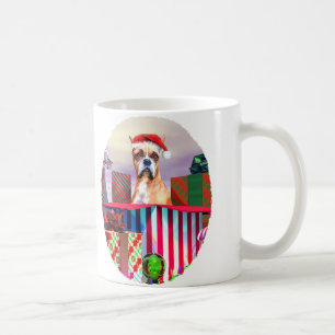 Boxer Christmas Surprise Coffee Mug
