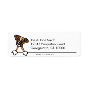 Boxer Clean & Simple Return Address Label