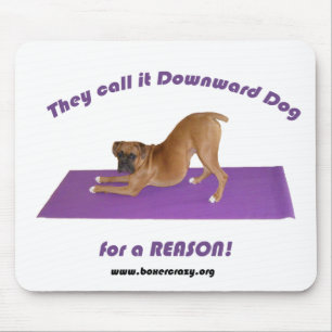 Boxer Crazy Mousepad - Yoga