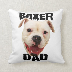 Boxer Dad Dog Cushion