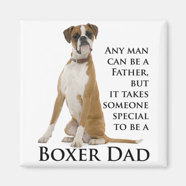 Boxer Dad Magnet (Front)