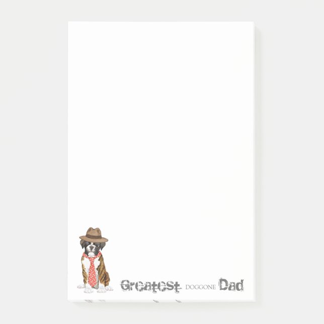Boxer Dad Post-it Notes (Front)
