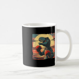 Boxer Dinosaur Boxing Dino Kickboxing T-rex Boxing Coffee Mug